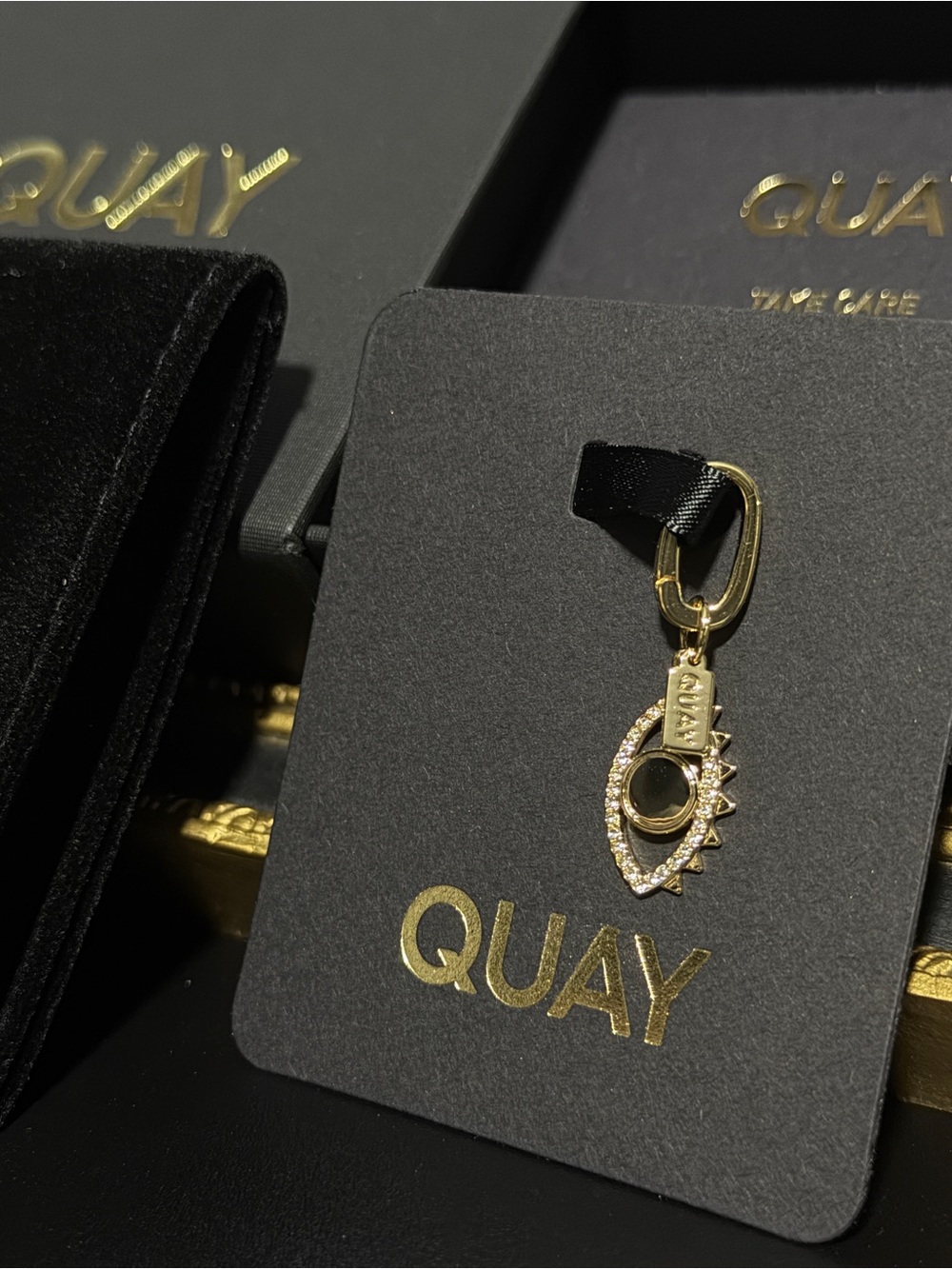 NIB Quay Australia Gold Eye “I See You” Charm